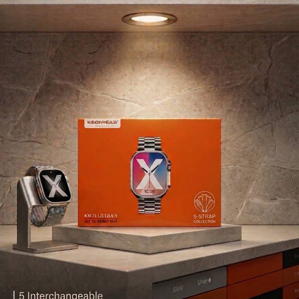 ساعت هوشمند Keqiwear KW31 Ultra 3 (Germany Design) با ۵ بند متنوع