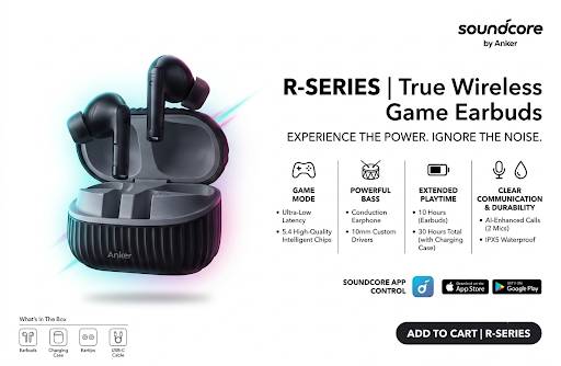 هندزفری بلوتوثی گیمینگ انکر Soundcore سری R99i (بلوتوث ۵.۴)